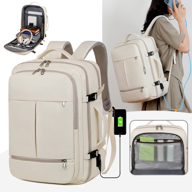 Large Capacity Backpack For Women Men Multiple Pockets